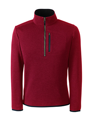 Lands' End T100 Fleece Pullover mit Schulterpasse für Herren Lands' End T100 Fleece Pullover mit Schulterpasse für Herren
